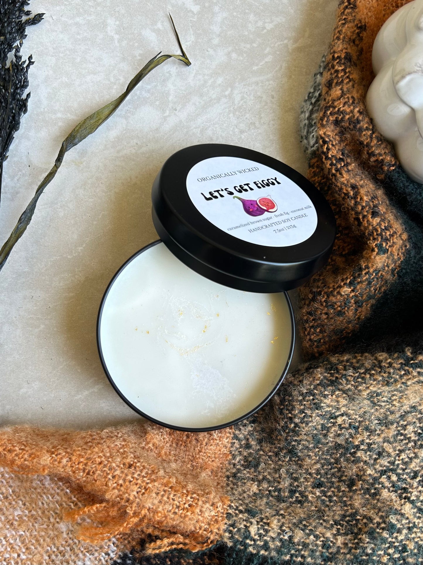 Wickless Soy Candle - 7.5oz