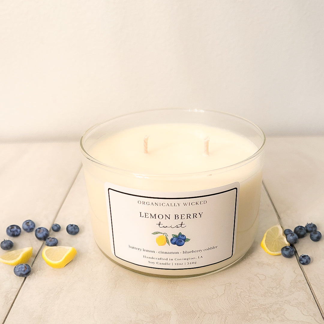 12oz Double Wicked Soy Candle