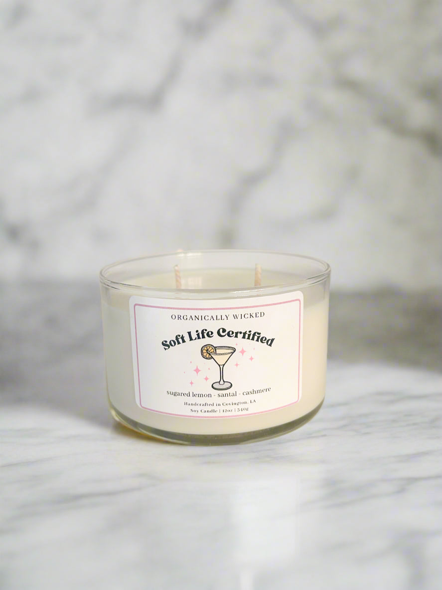 12oz Double Wicked Soy Candle