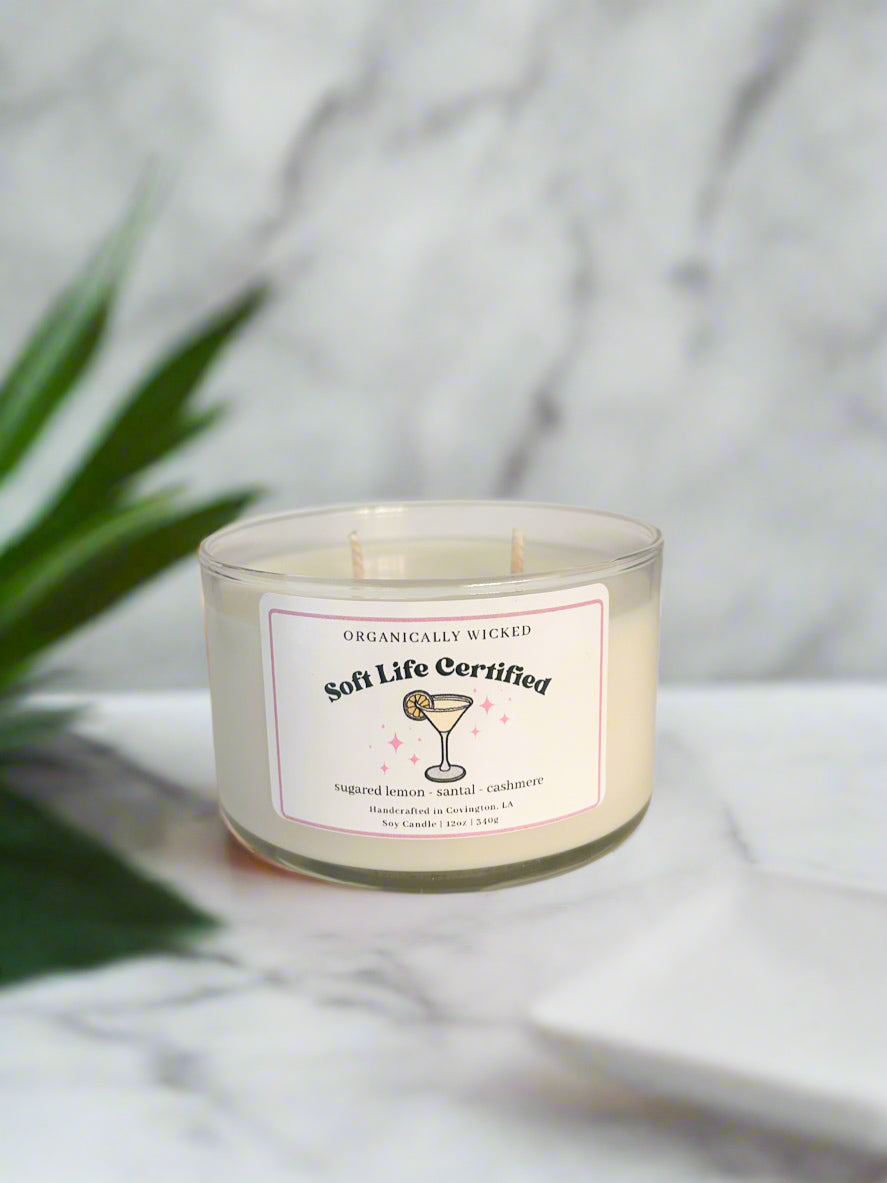 12oz Double Wicked Soy Candle