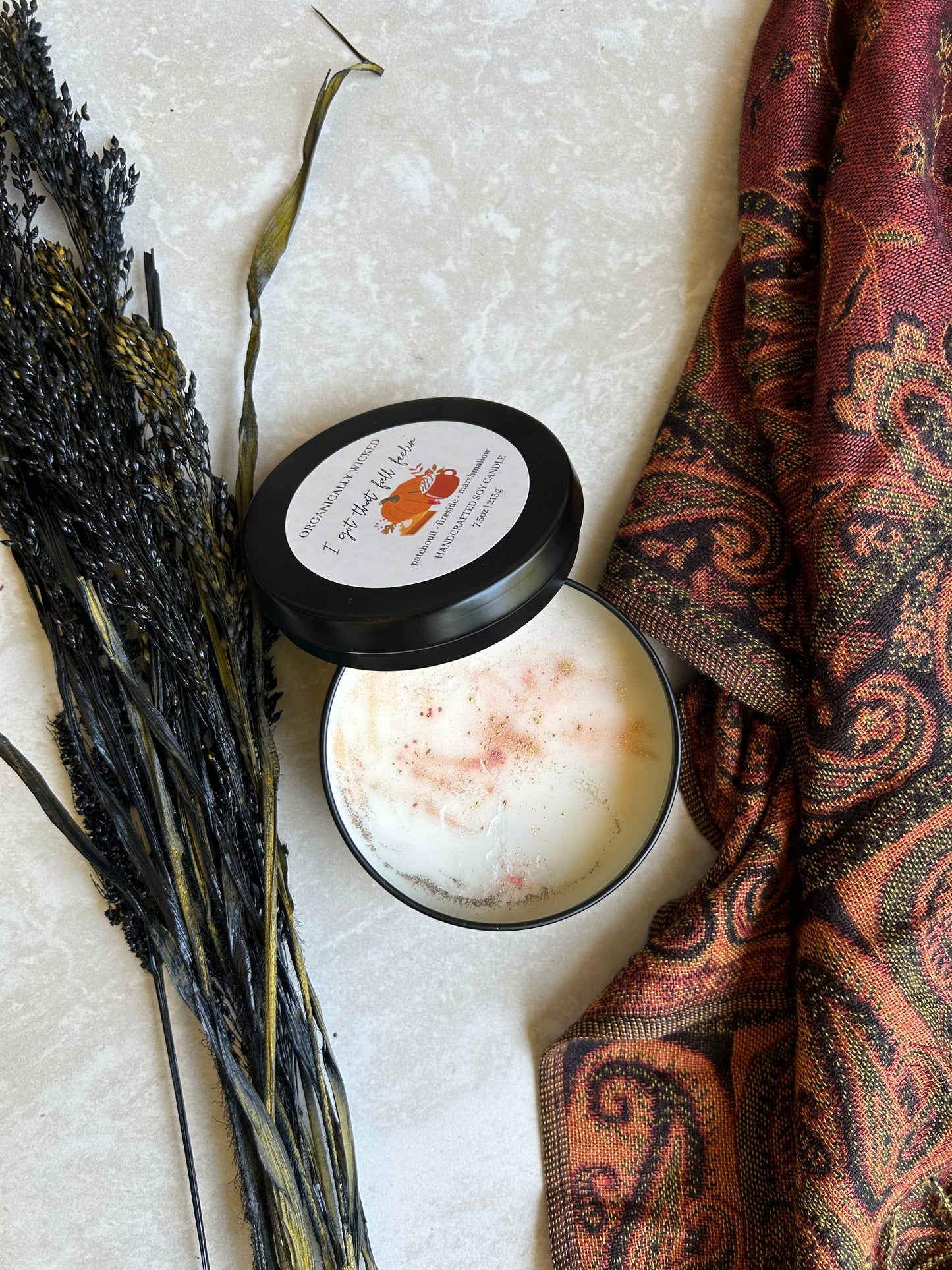 Wickless Soy Candle - 7.5oz
