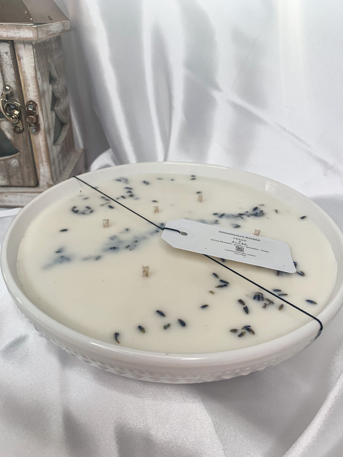 Large Bowl Soy Candle - 30oz - Organically Wicked