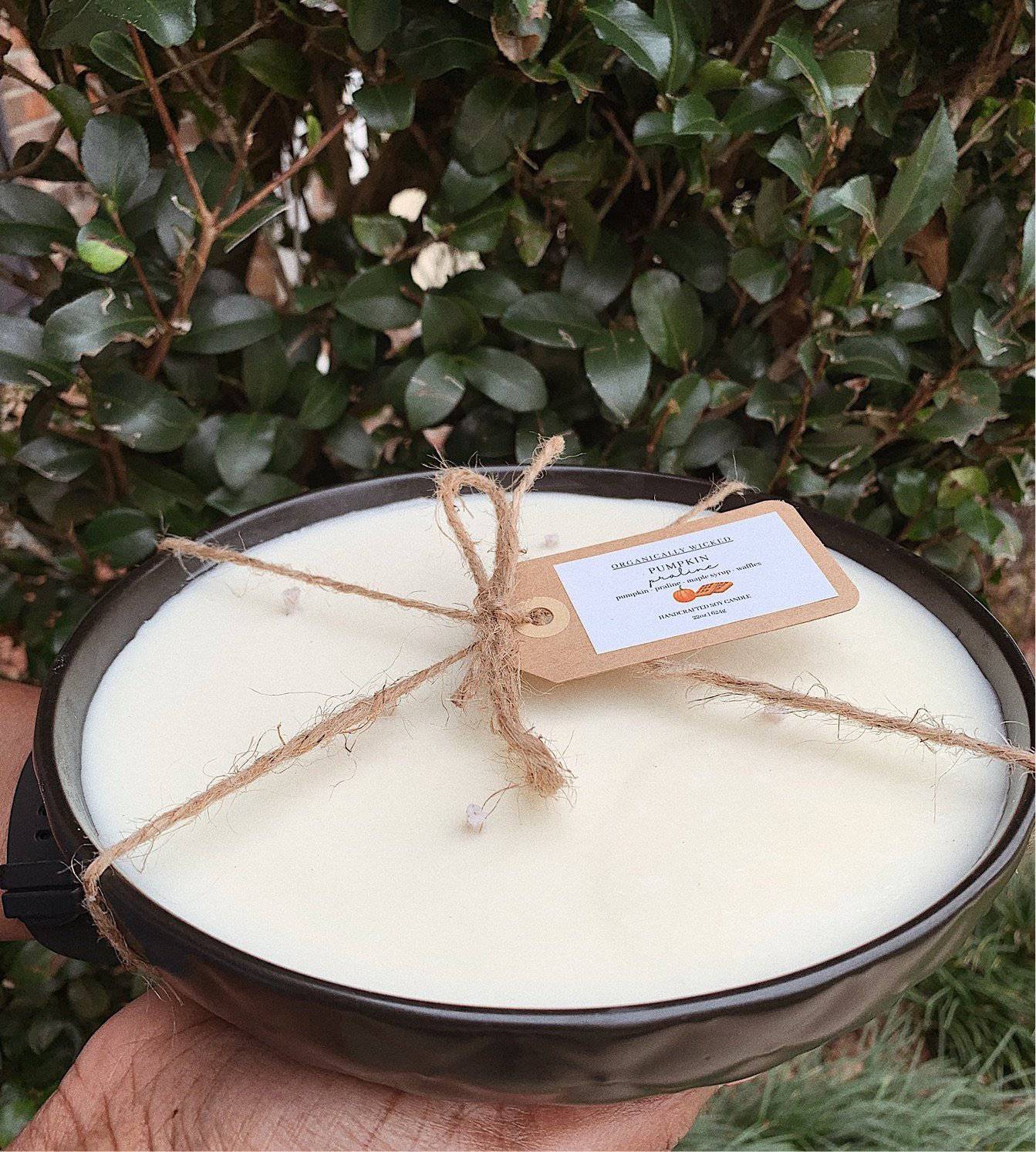22oz Ceramic Bowl Soy Candlestick