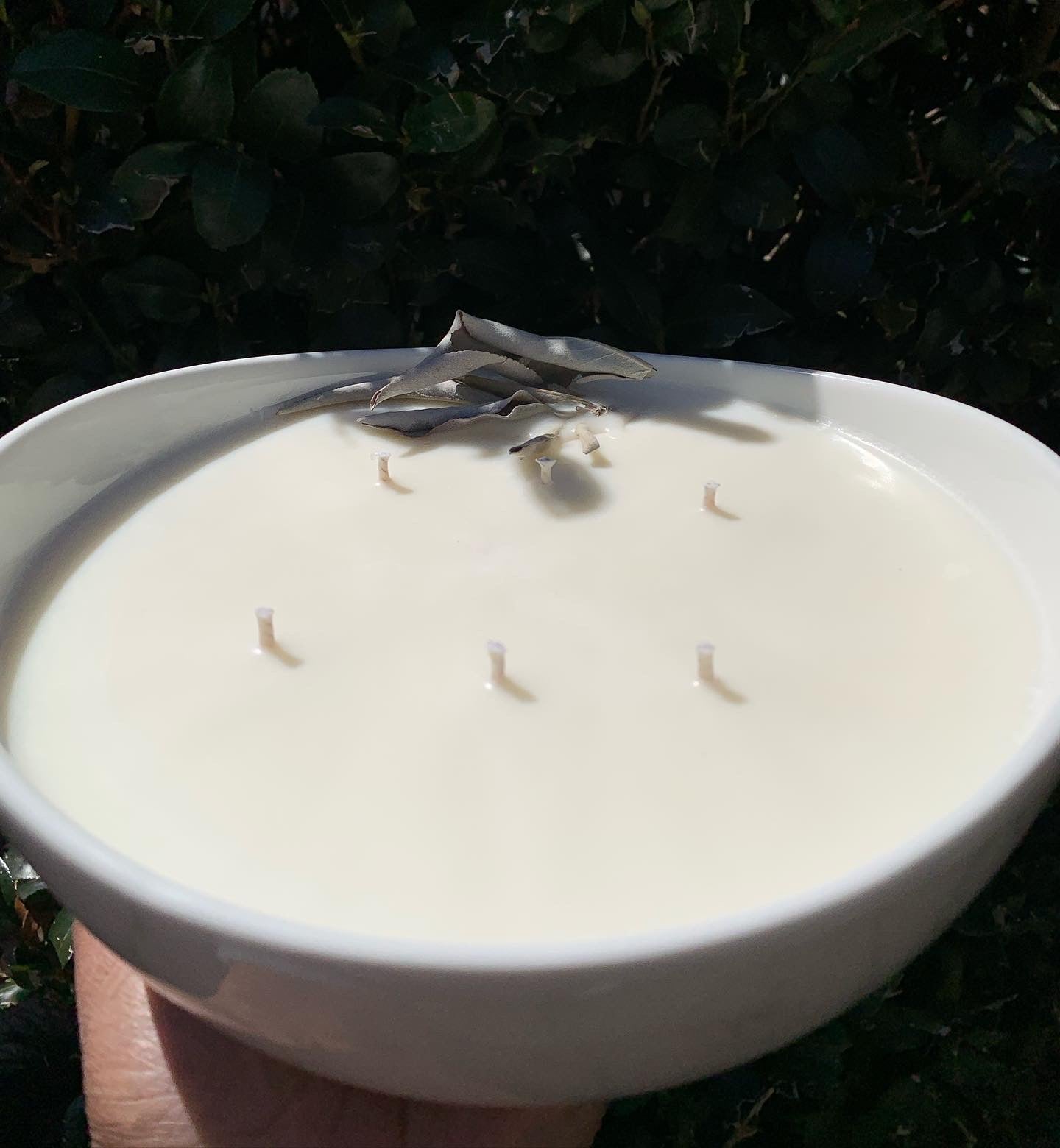 Large Marble Bowl Soy Candle - 36oz - Organically Wicked