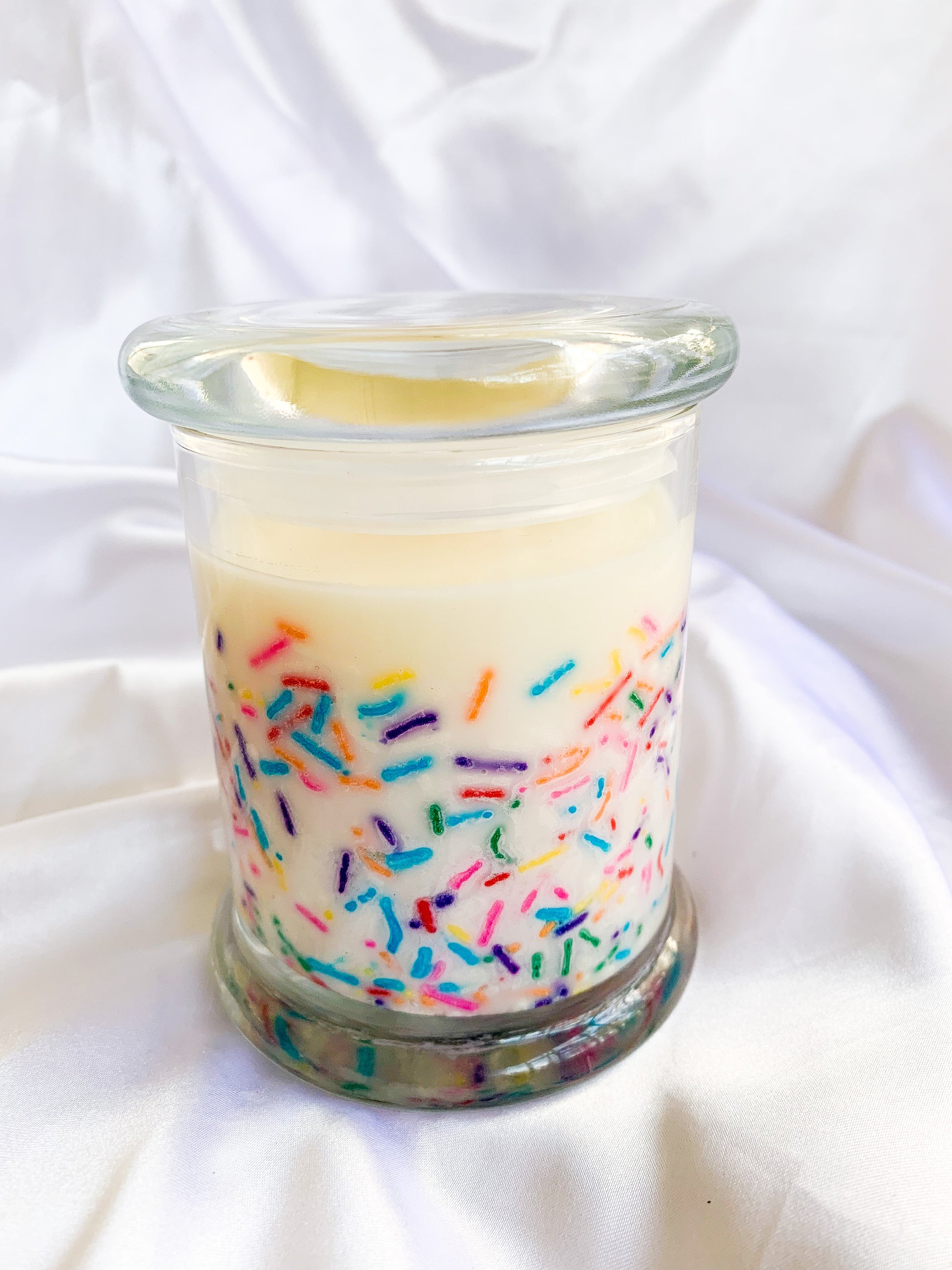 Birthday Soy Candle w/ Sprinkles - 10oz - Organically Wicked