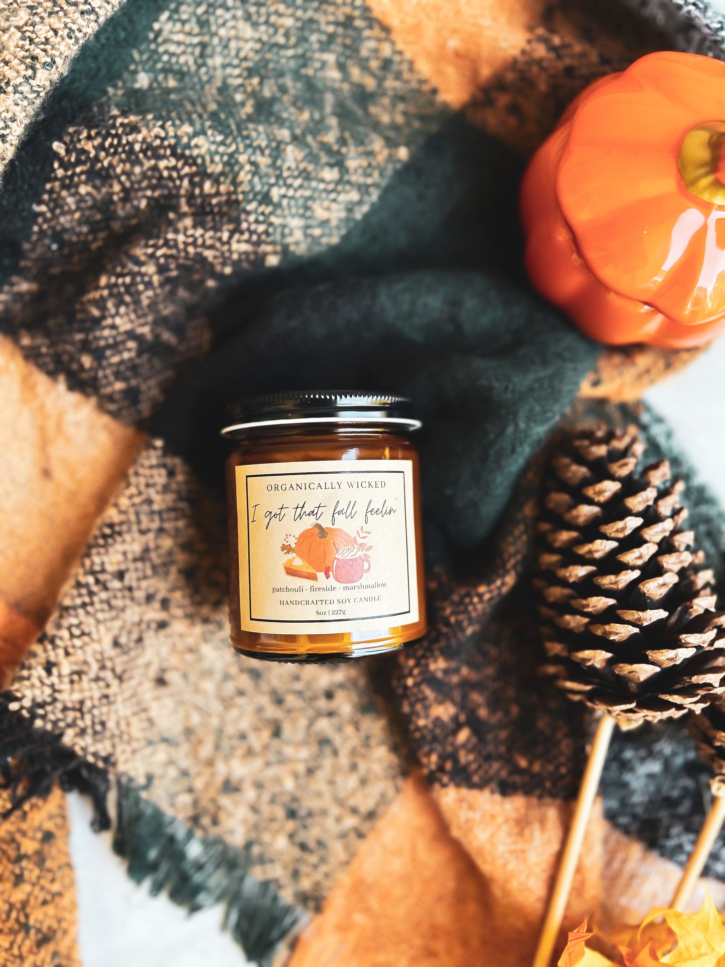 Amber Soy Candle - 8oz