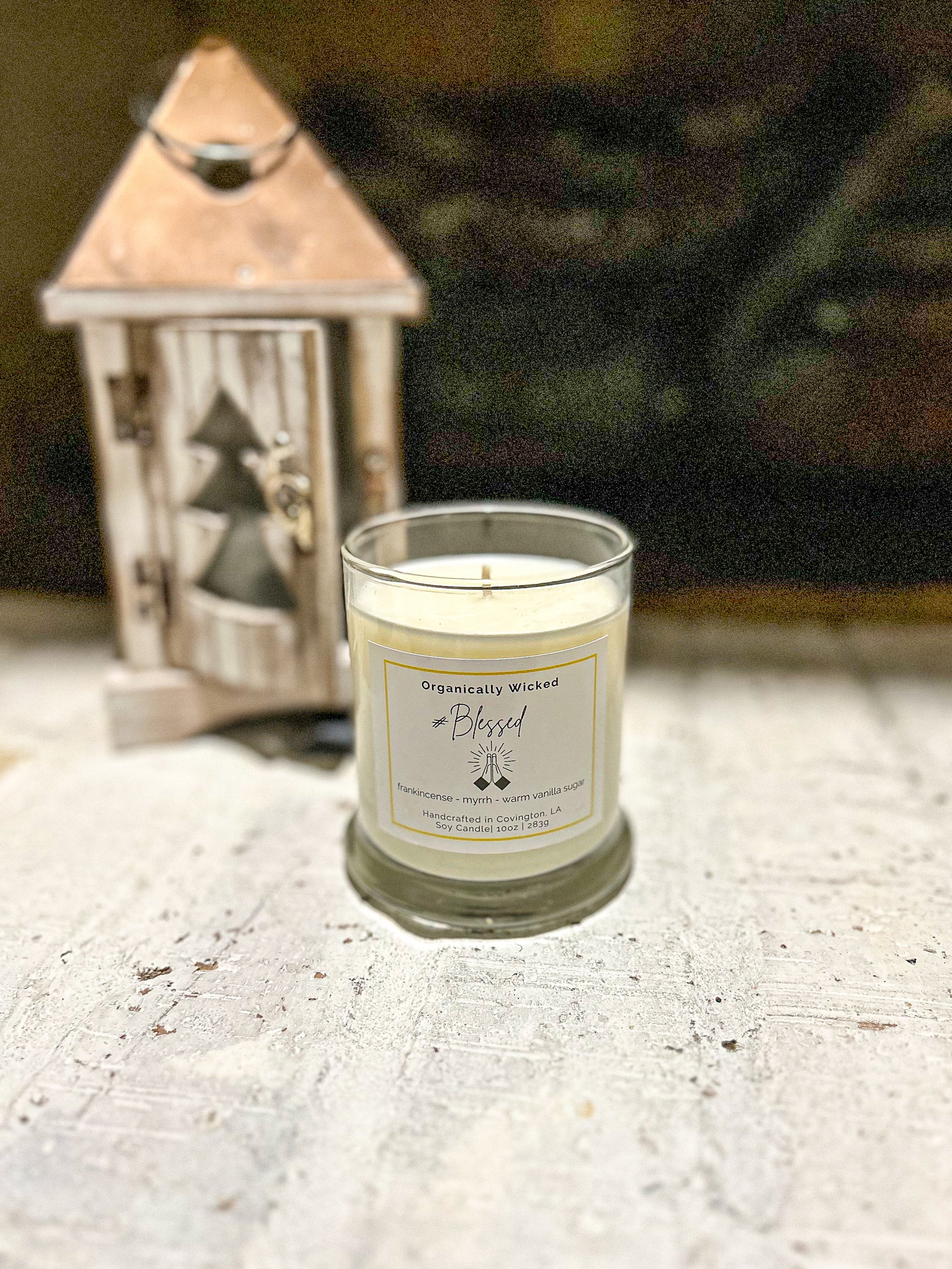 100% Soy, Highly Scented, Hand Poured Soy Candle, 8.1 oz (Dark Cherry, Almond & Vanilla)