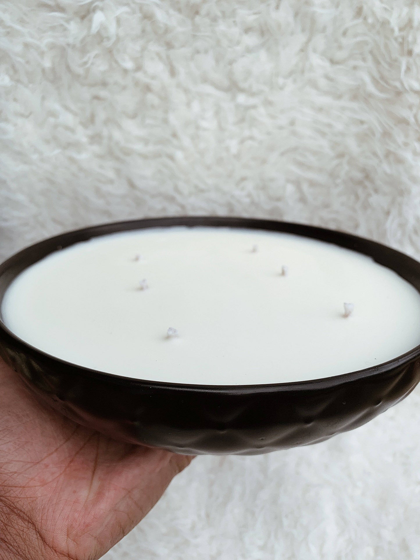 22oz Ceramic Bowl Soy Candle - Organically Wicked