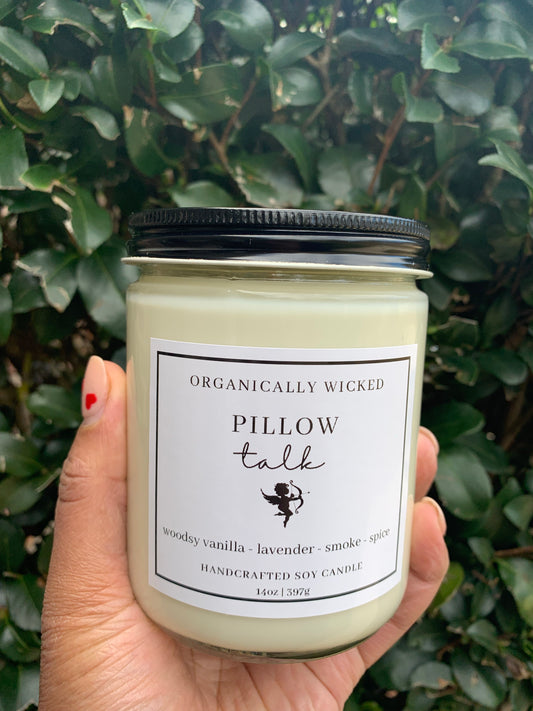 Clear Soy Candle - 14oz - Organically Wicked