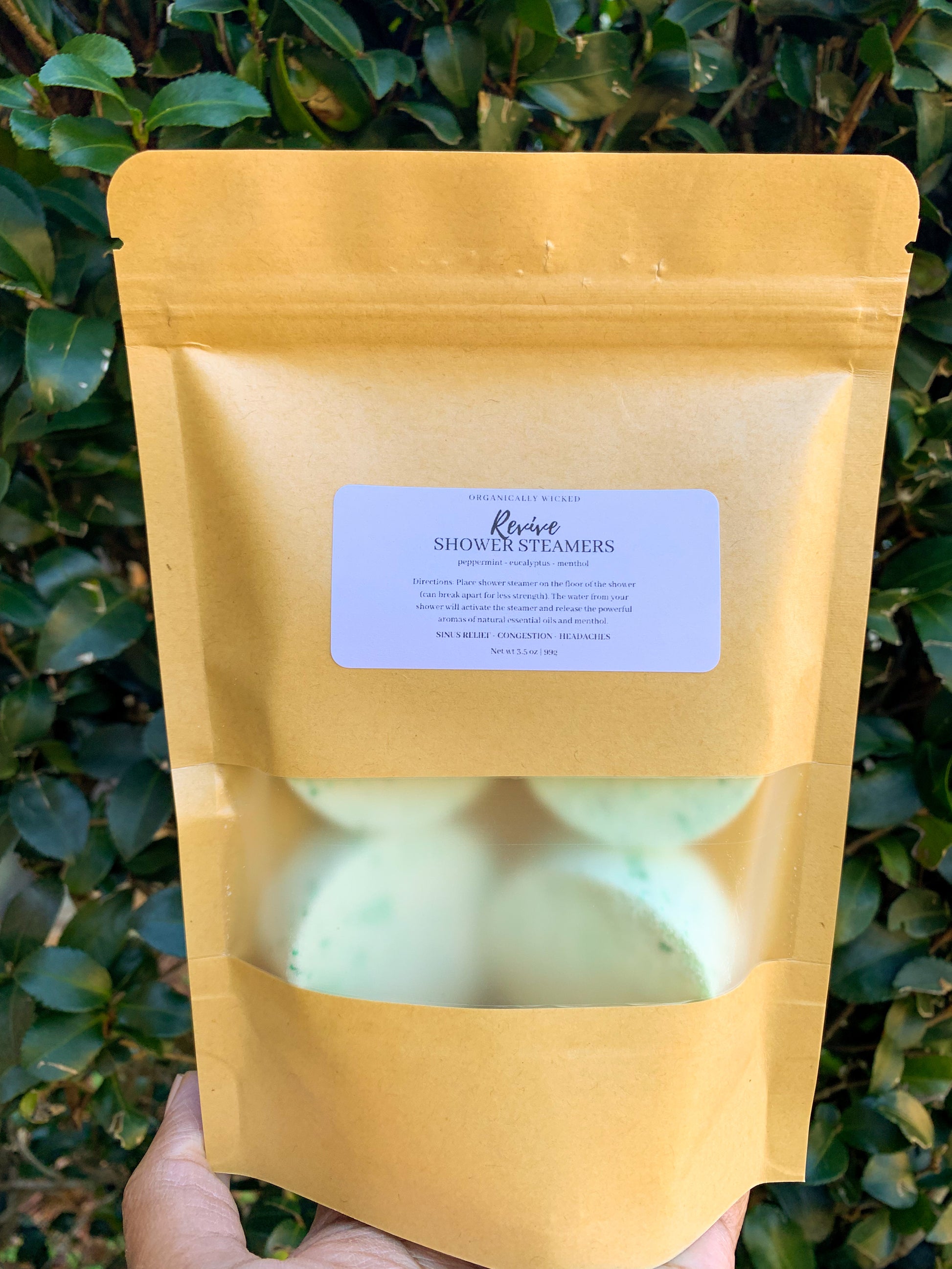 Revive Shower Steamers - Organically Wicked