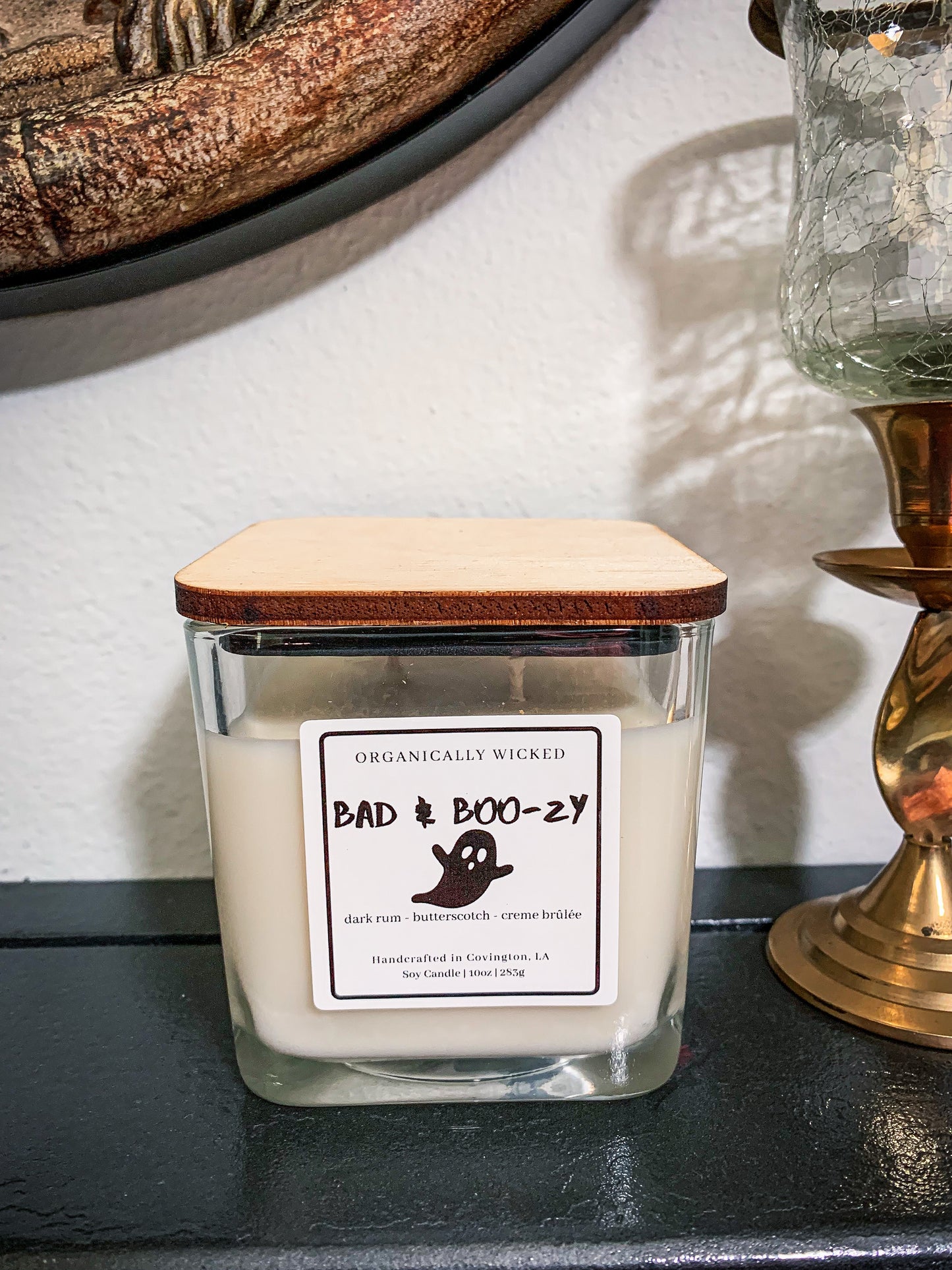 Double Wicked Square Soy Candle - 10oz